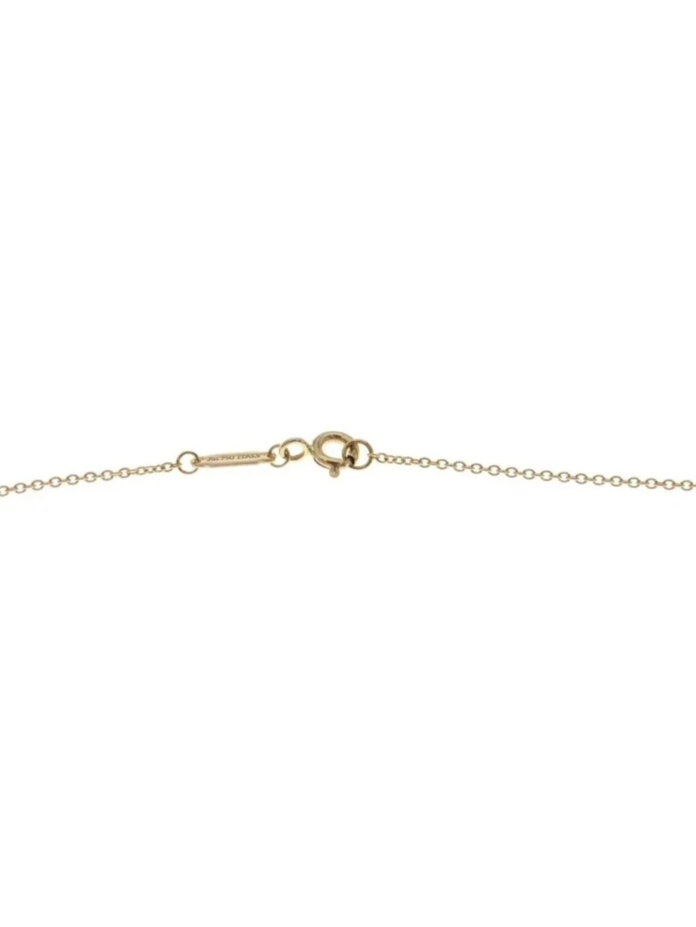 Tiffany & Co Knot Small Pendant Chain Pink Gold Necklace